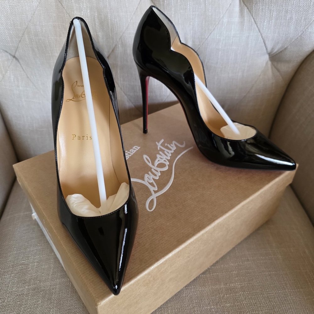 Christian Louboutin Glossy Black Heels